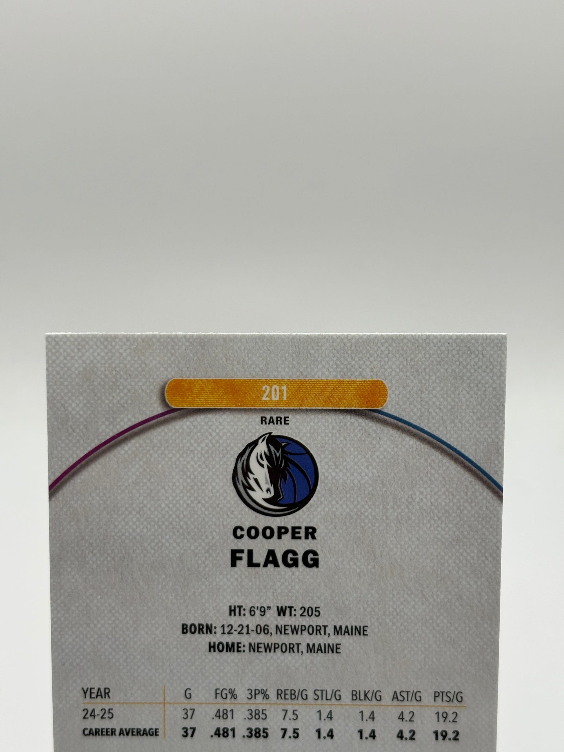 2025-26 Topps Finest - Rare Cooper Flagg #201 (RC) FRENLY BRICKS - Open 7 Days image 3