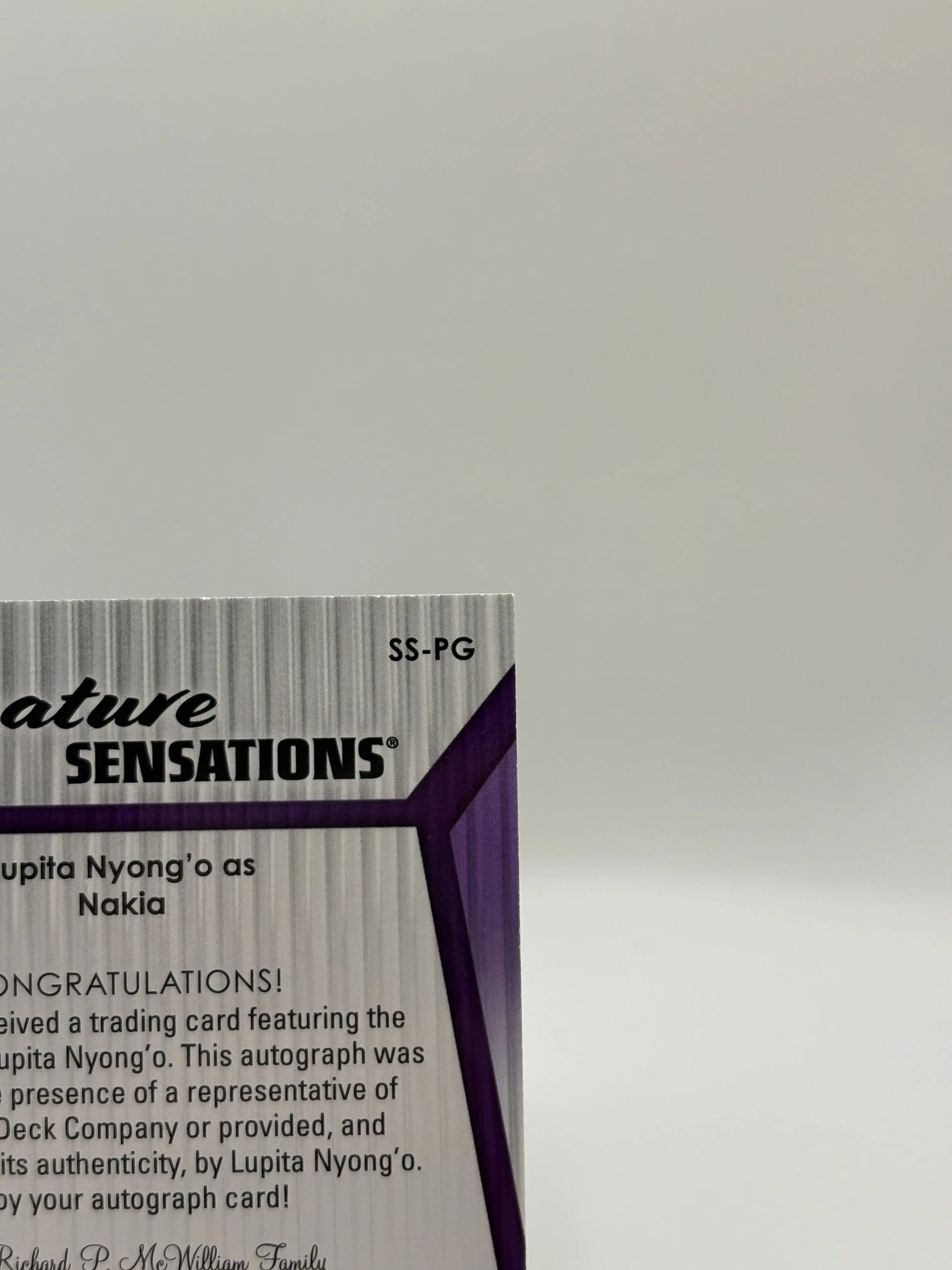 2024 UD Marvel Studios Series 2 Lupita Nyong'o Nakia Signature Sensations AUTO FRENLY BRICKS - Open 7 Days