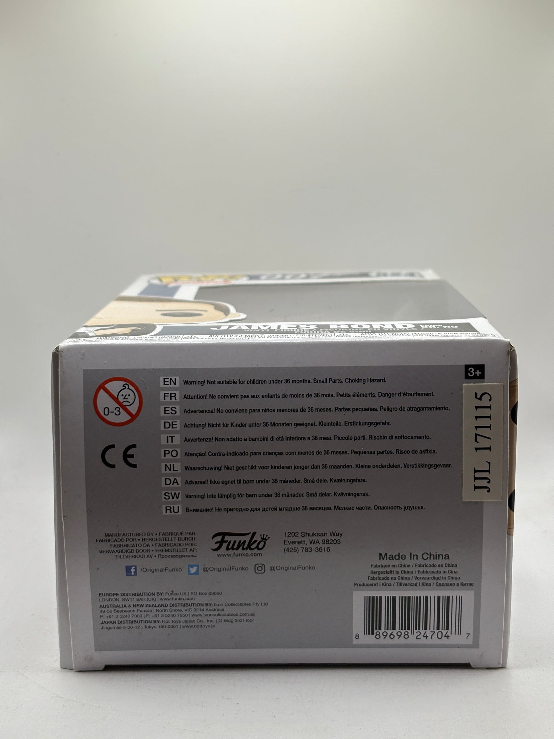 Funko POP! Movies 007 #524 James Bond from Dr. No Vinyl Figure FRENLY BRICKS - Open 7 Days