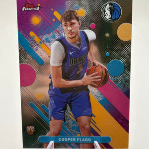 2025-26 Topps Finest Basketball COOPER FLAGG Dallas Mavericks Common Rookie #1 FRENLY BRICKS - Open 7 Days