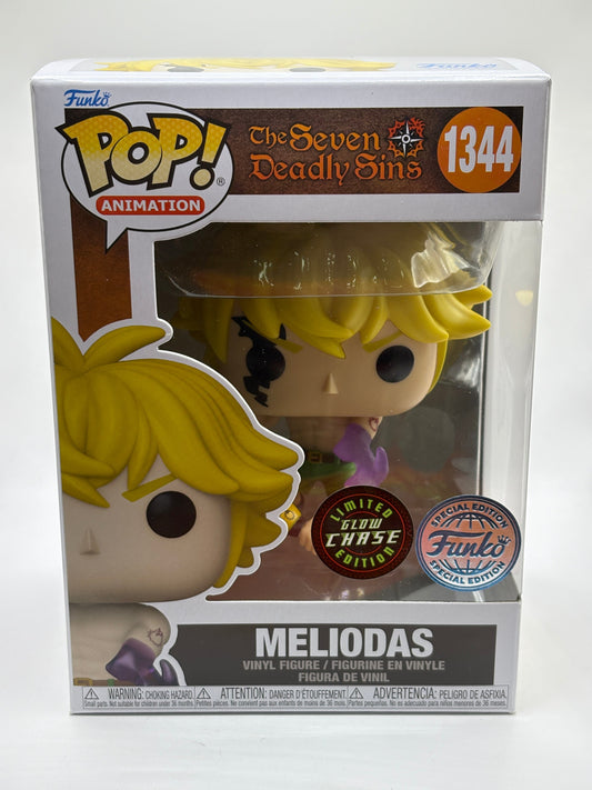 Funko POP! Animation The Seven Deadly Sins #1344 Meliodas Limited Glow Chase FRENLY BRICKS - Open 7 Days