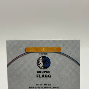 2025-26 Topps Finest Basketball COOPER FLAGG Dallas Mavericks Common Rookie #1 FRENLY BRICKS - Open 7 Days