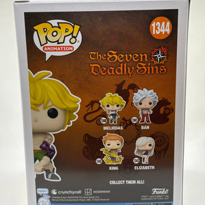 Funko POP! Animation The Seven Deadly Sins #1344 Meliodas Limited Glow Chase FRENLY BRICKS - Open 7 Days