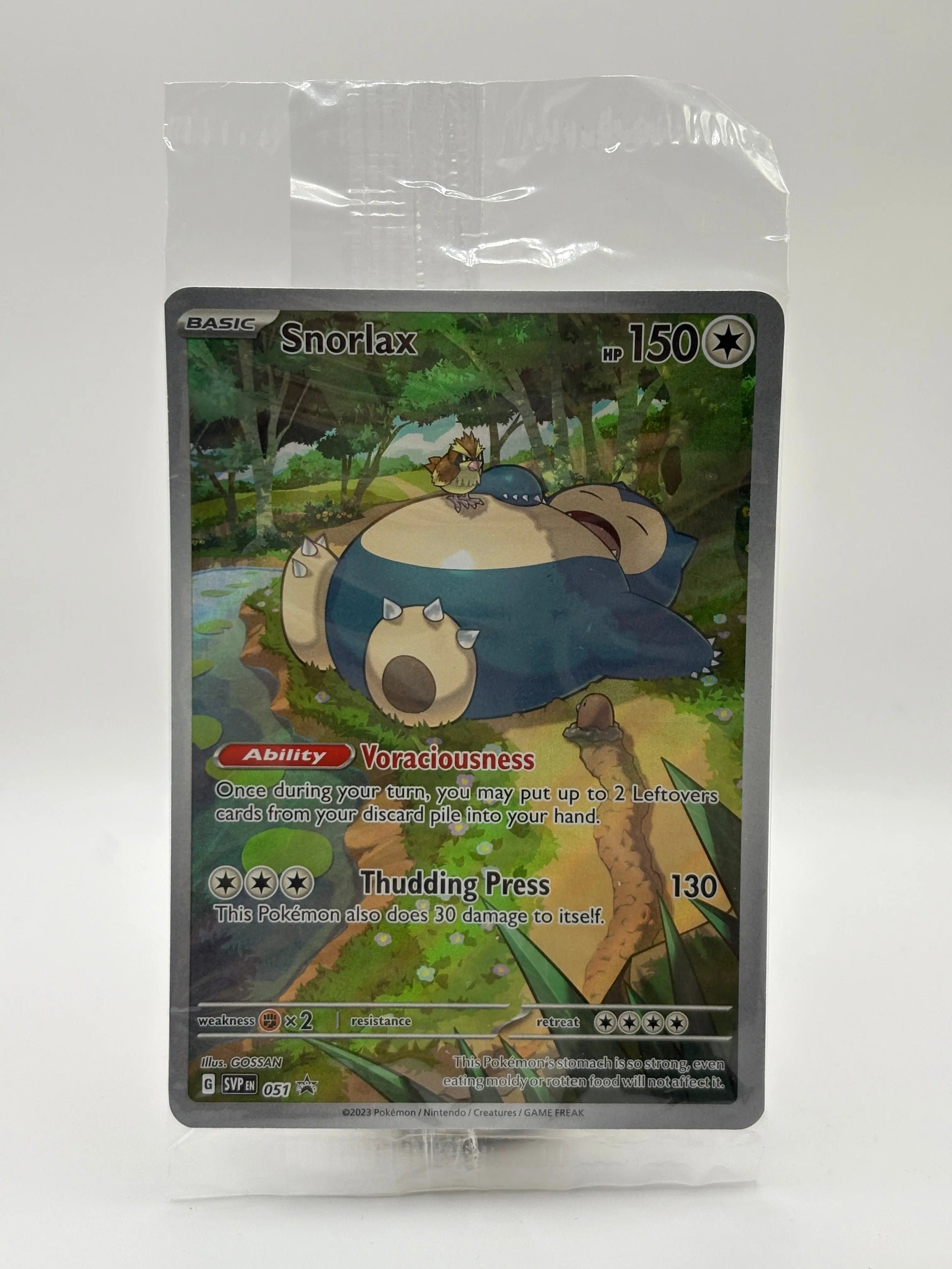 Pokemon TCG Snorlax SVP051 Sealed 151 Promo FRENLY BRICKS - Open 7 Days
