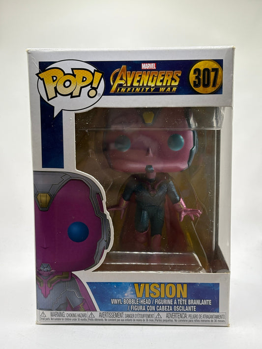 Funko POP! Marvel Avengers Infinity War #307 Vision Vinyl Bobble-head FRENLY BRICKS - Open 7 Days