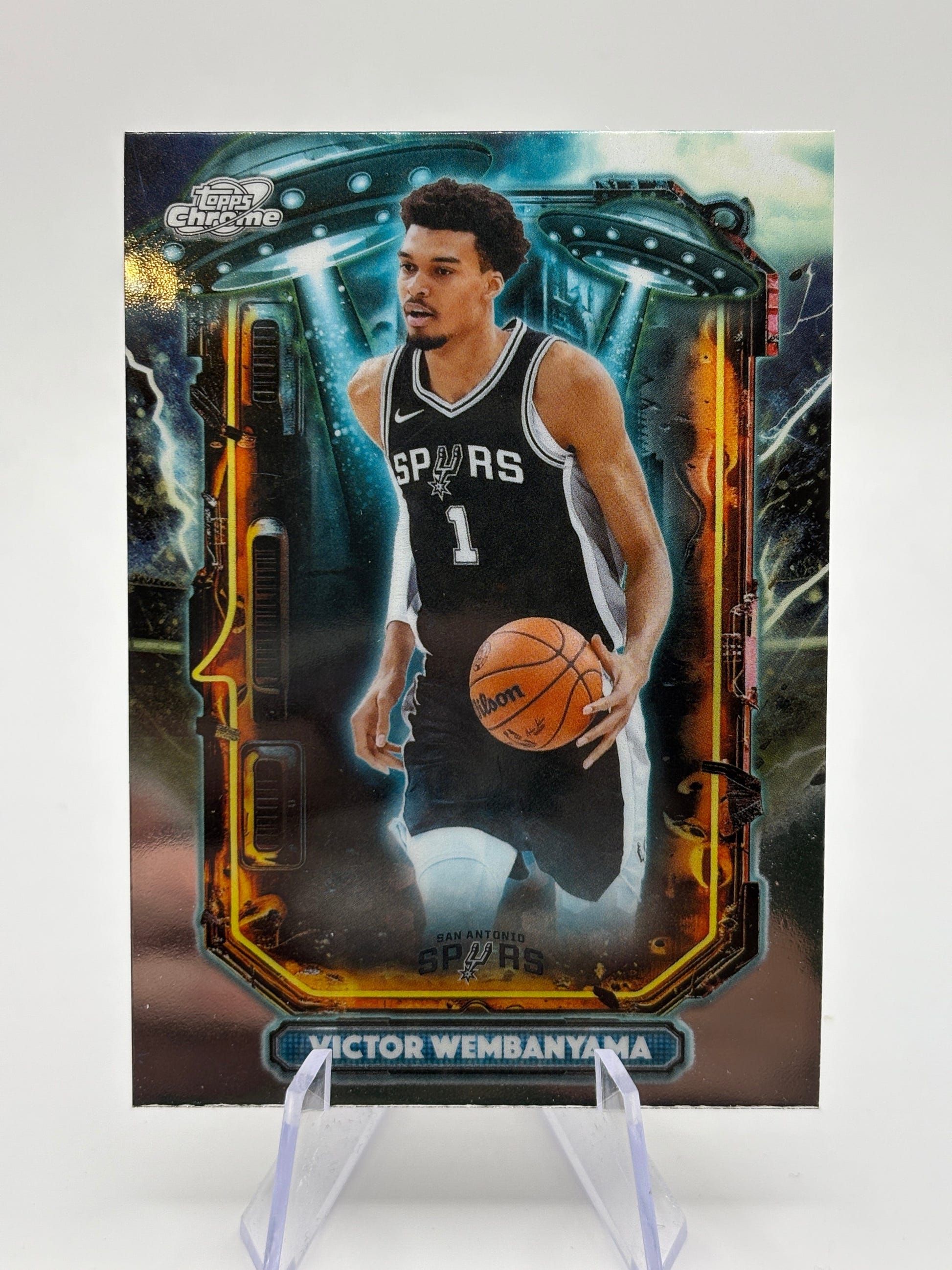 Victor Wembanyama 2025-26 Topps Chrome Cosmic Extraterrestrial ET-7 Insert FRENLY BRICKS - Open 7 Days image 1