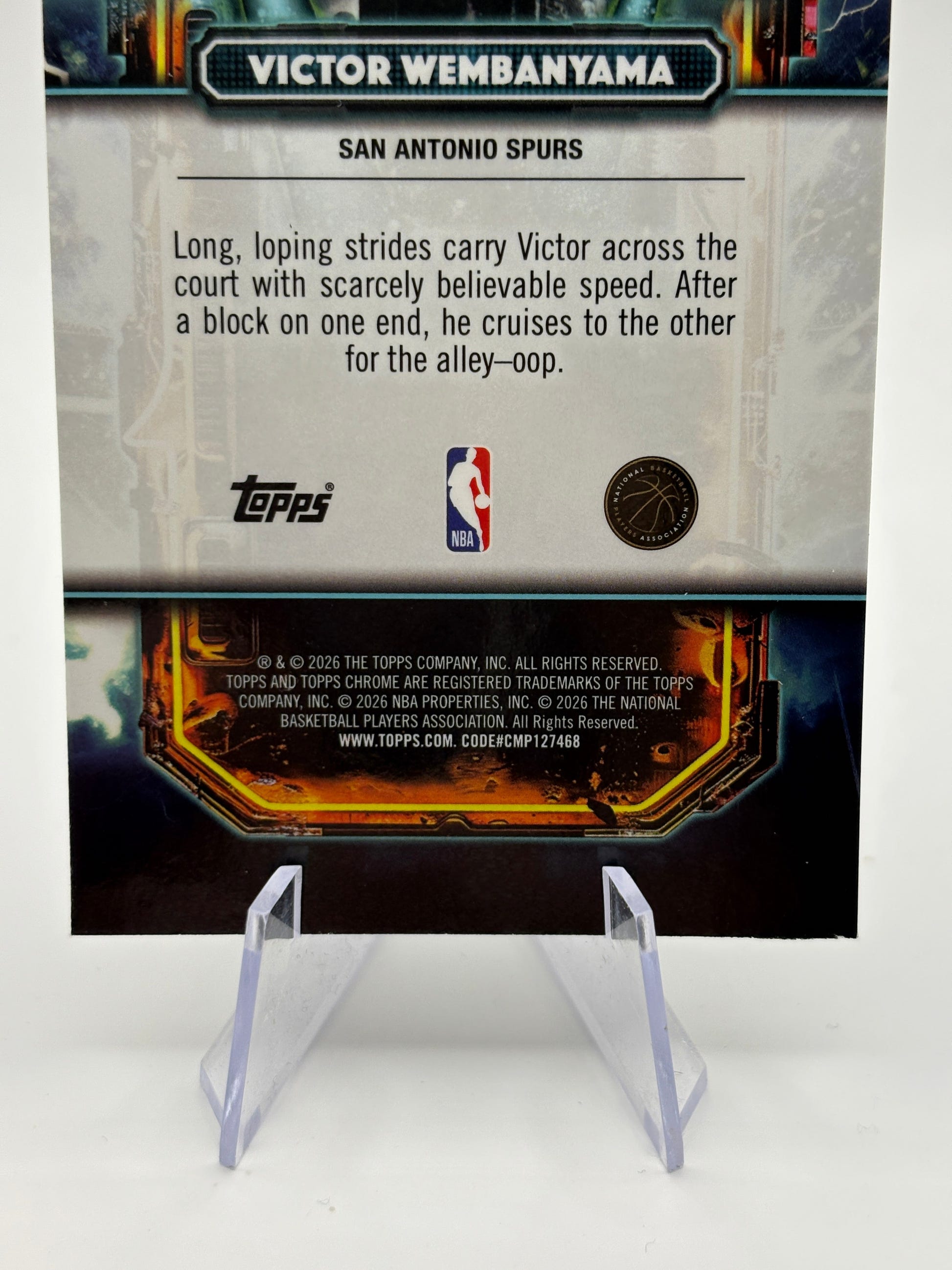 Victor Wembanyama 2025-26 Topps Chrome Cosmic Extraterrestrial ET-7 Insert FRENLY BRICKS - Open 7 Days image 4
