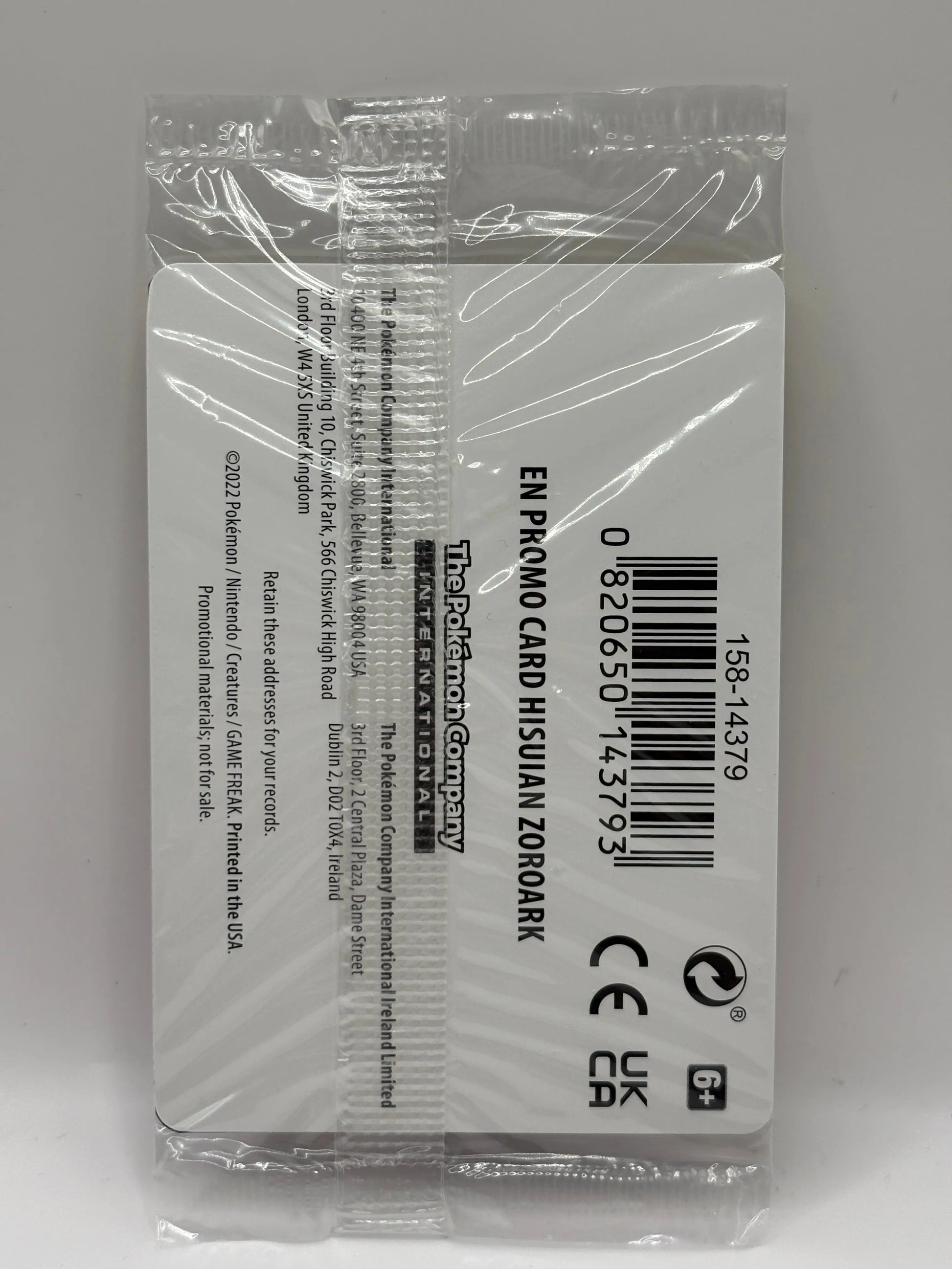 Hisuian Zoroark 076/196 EB Games Stamped Exclusive Promo SEALED (2) FRENLY BRICKS - Open 7 Days