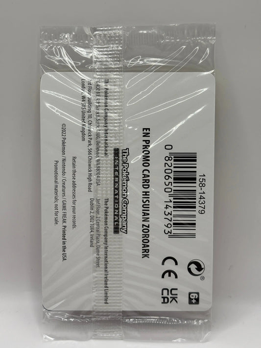 Hisuian Zoroark 076/196 EB Games Stamped Exclusive Promo SEALED (2) FRENLY BRICKS - Open 7 Days