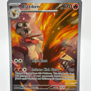 Pokémon TCG Blaziken Illustration Rare 192/182 Destined Rivals Nm FRENLY BRICKS - Open 7 Days
