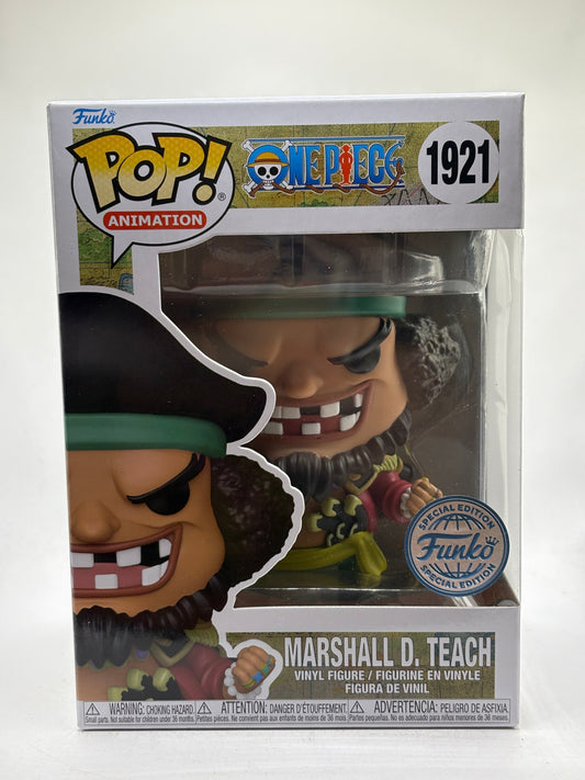 Funko POP! Animation One Piece #1921 Marshall D. Teach Special Edition FRENLY BRICKS - Open 7 Days
