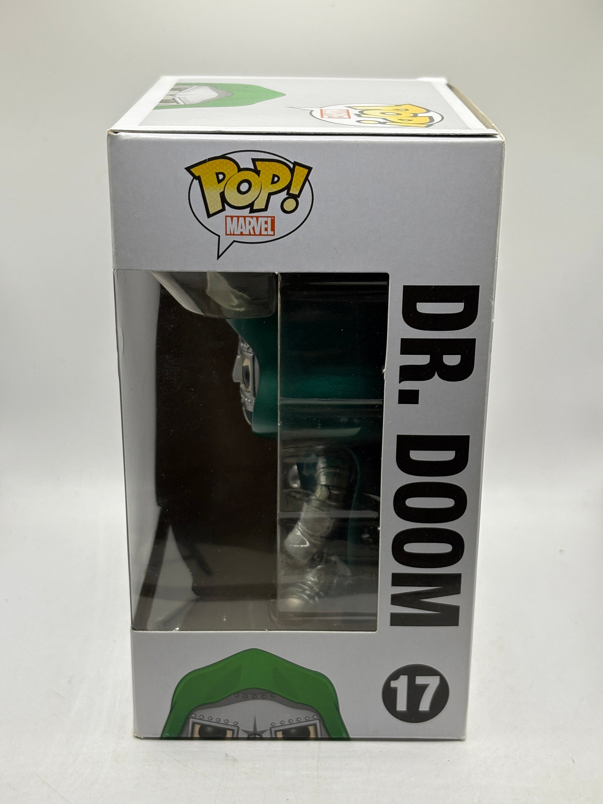 Funko POP! Marvel Universe #17 Dr. Doom Vinyl Bobble-Head Metallic 2014 FRENLY BRICKS - Open 7 Days