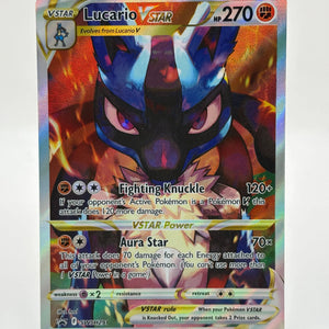 Pokémon TCG Lucario Vstar Sword & Shield Swsh291 Holo Promo NM FRENLY BRICKS - Open 7 Days