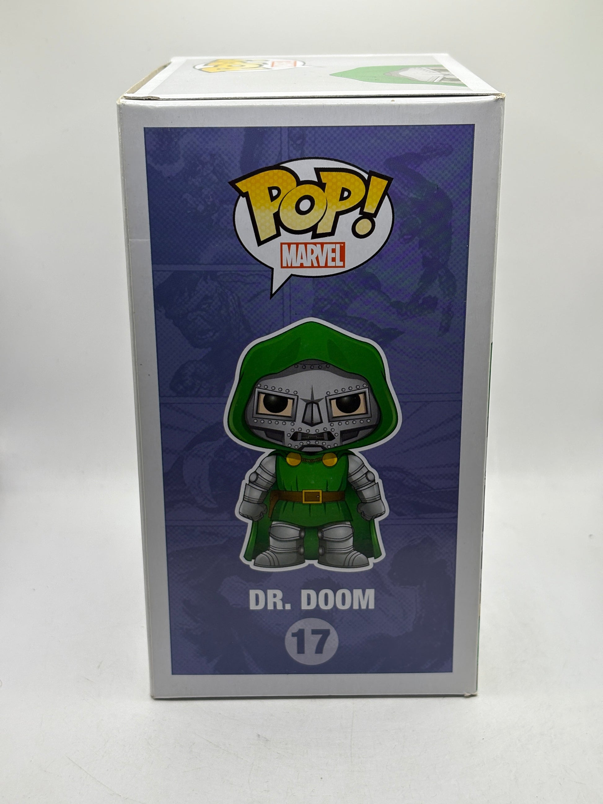 Funko POP! Marvel Universe #17 Dr. Doom Vinyl Bobble-Head Metallic 2014 FRENLY BRICKS - Open 7 Days