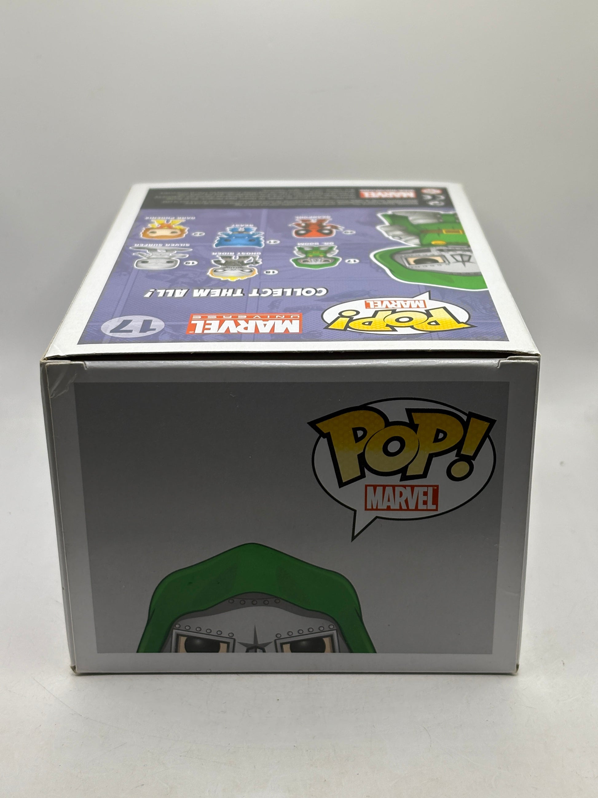 Funko POP! Marvel Universe #17 Dr. Doom Vinyl Bobble-Head Metallic 2014 FRENLY BRICKS - Open 7 Days