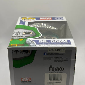 Funko POP! Marvel Universe #17 Dr. Doom Vinyl Bobble-Head Metallic 2014 FRENLY BRICKS - Open 7 Days