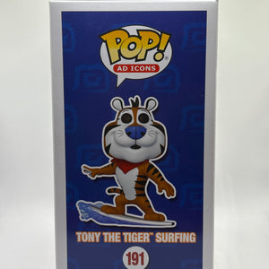 Funko POP! Ad Icons Frosted Flakes #191 Tony The Tiger Surfing 2023 Summer Con FRENLY BRICKS - Open 7 Days