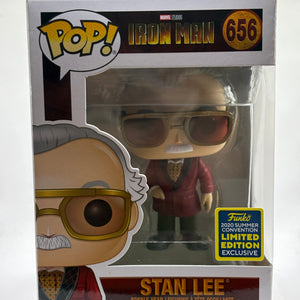 Funko POP! Marvel Iron Man #656 Stan Lee 2020 Summer Con FRENLY BRICKS - Open 7 Days