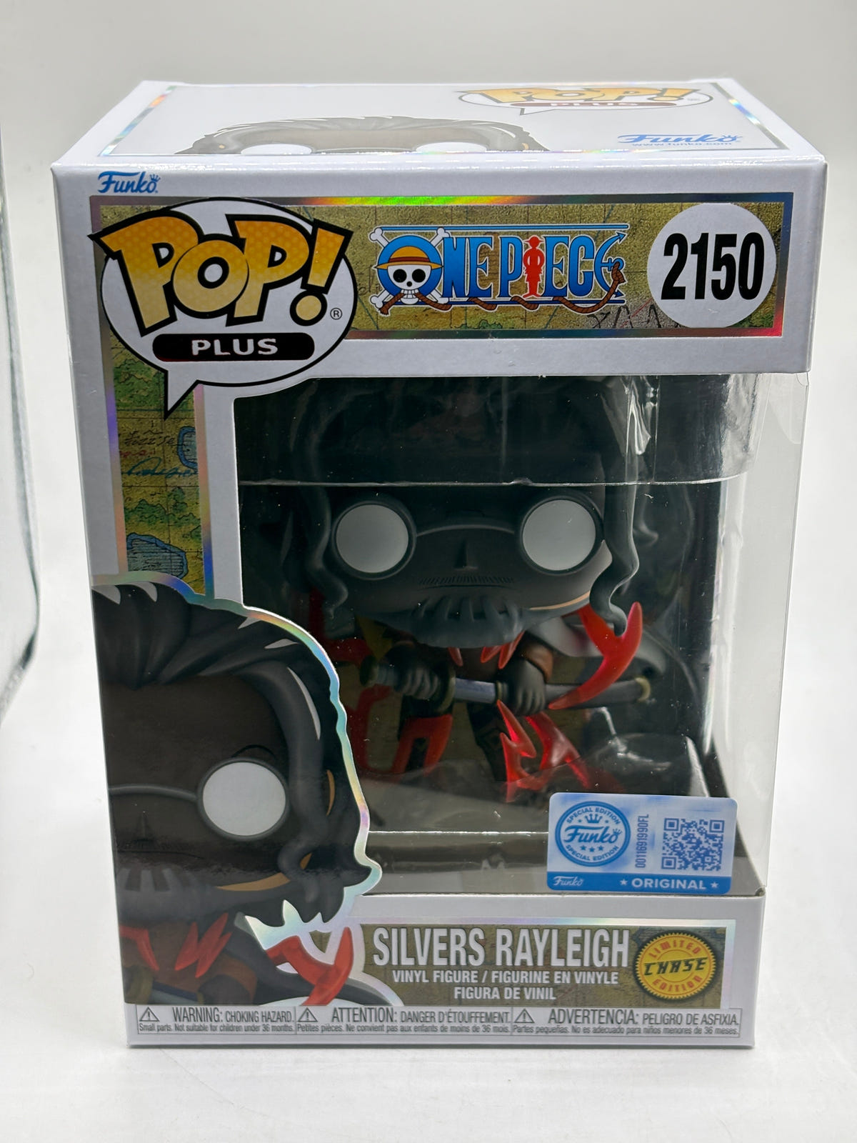 Funko POP! Plus One Piece #2150 Silvers Rayleigh Limited Chase FRENLY BRICKS - Open 7 Days image 1