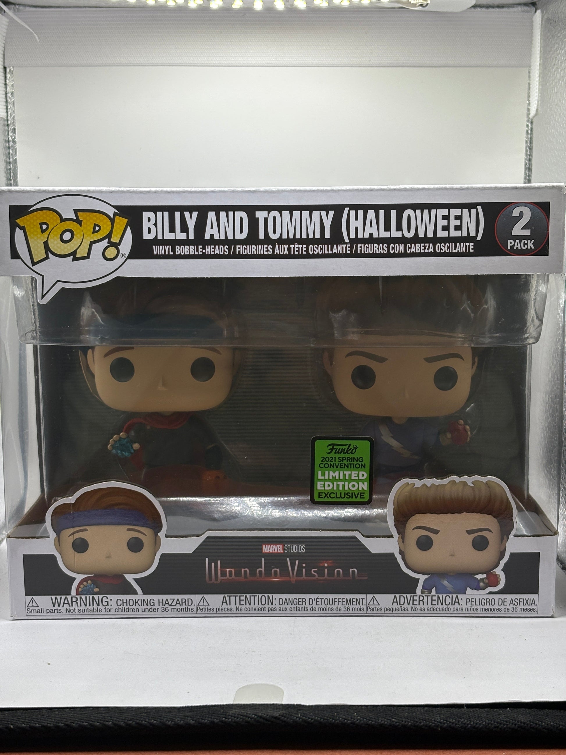 Funko POP! Wandavision #2Pack Billy and Tommy (Halloween) 2021 Spring Con FRENLY BRICKS - Open 7 Days