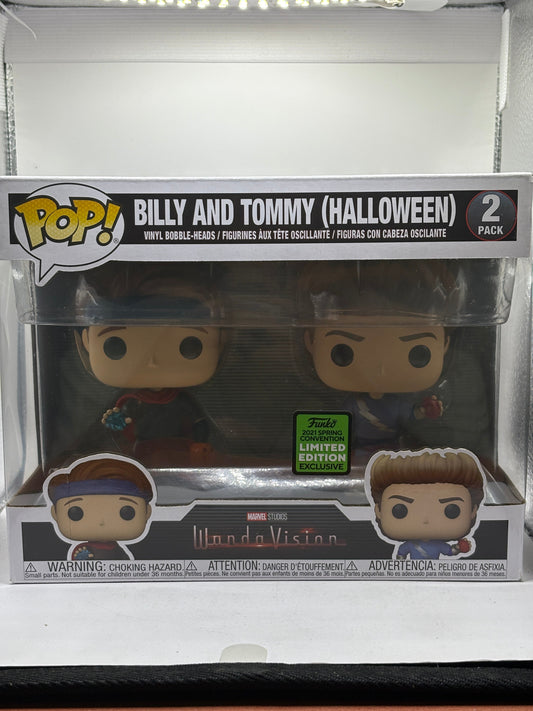 Funko POP! Wandavision #2Pack Billy and Tommy (Halloween) 2021 Spring Con FRENLY BRICKS - Open 7 Days