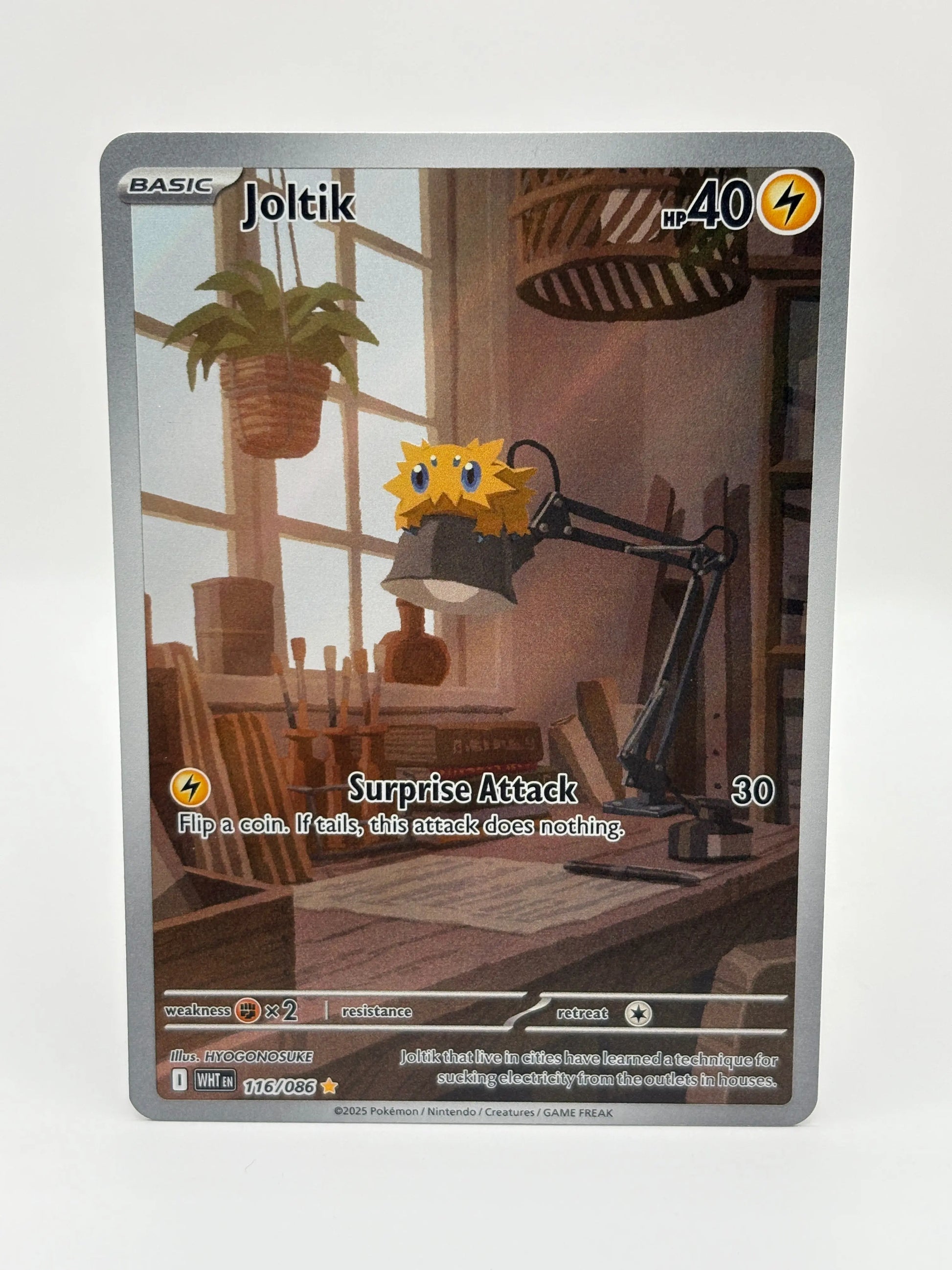 Joltik Pokémon Card Illustration Rare116/086 White Flare NM FRENLY BRICKS - Open 7 Days