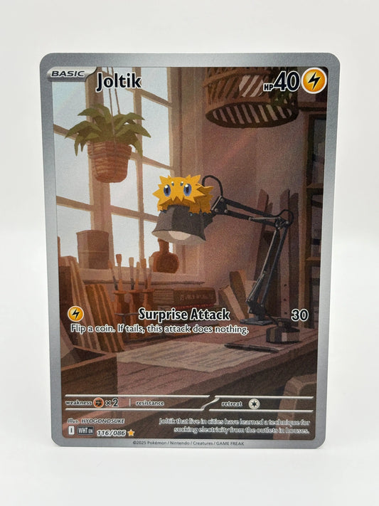 Joltik Pokémon Card Illustration Rare116/086 White Flare NM FRENLY BRICKS - Open 7 Days