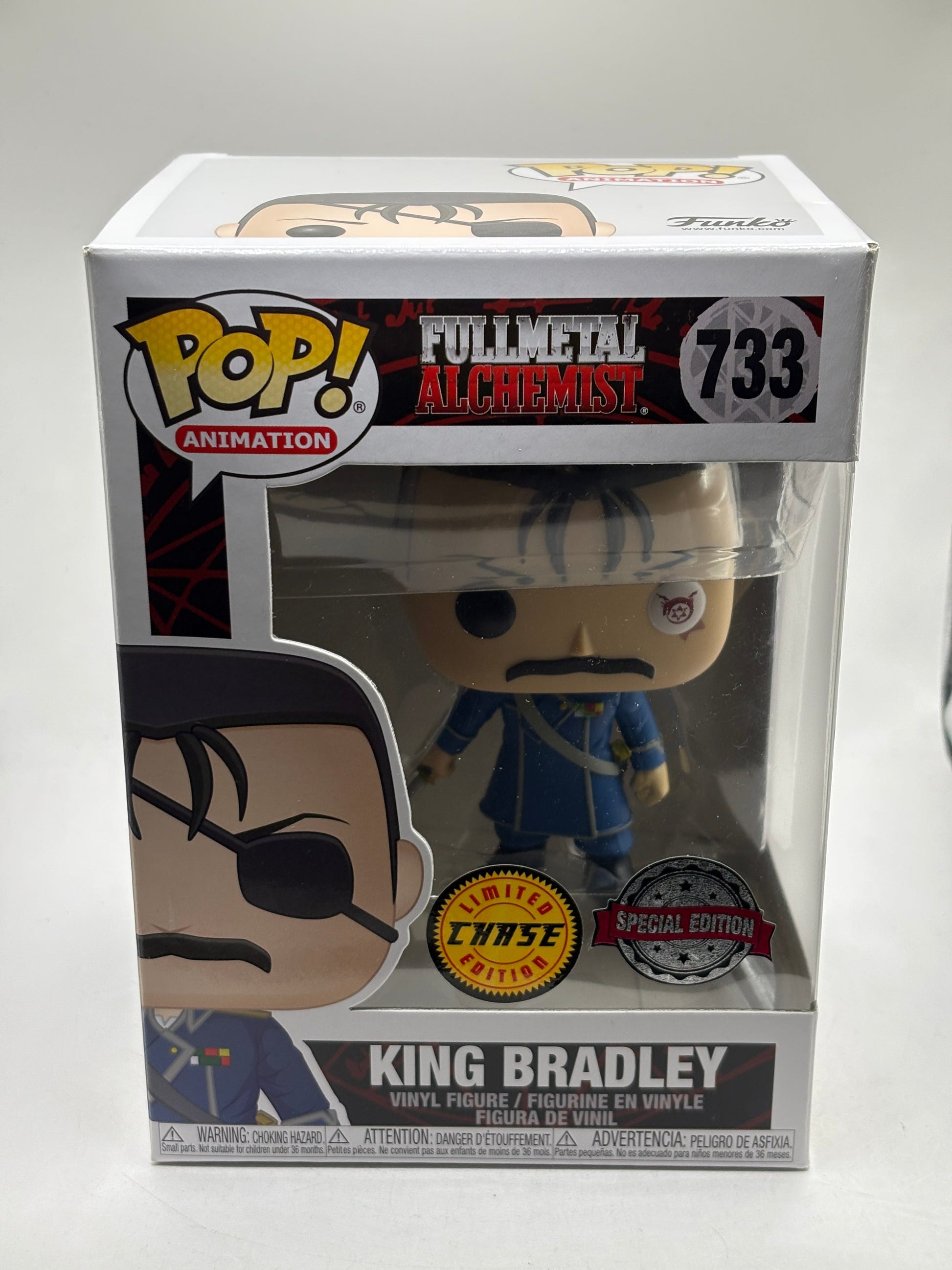 Funko POP! Animation Full Metal Alchemist #733 King Bradley Limited Chase FRENLY BRICKS - Open 7 Days image 1