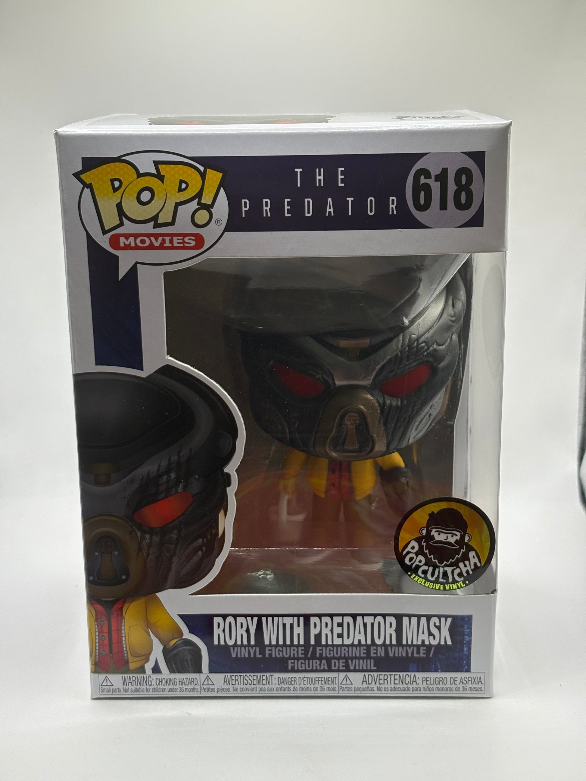 Funko POP! Movies The Predator #618 Rory with Predator Mask Popcultcha Exclusive FRENLY BRICKS - Open 7 Days