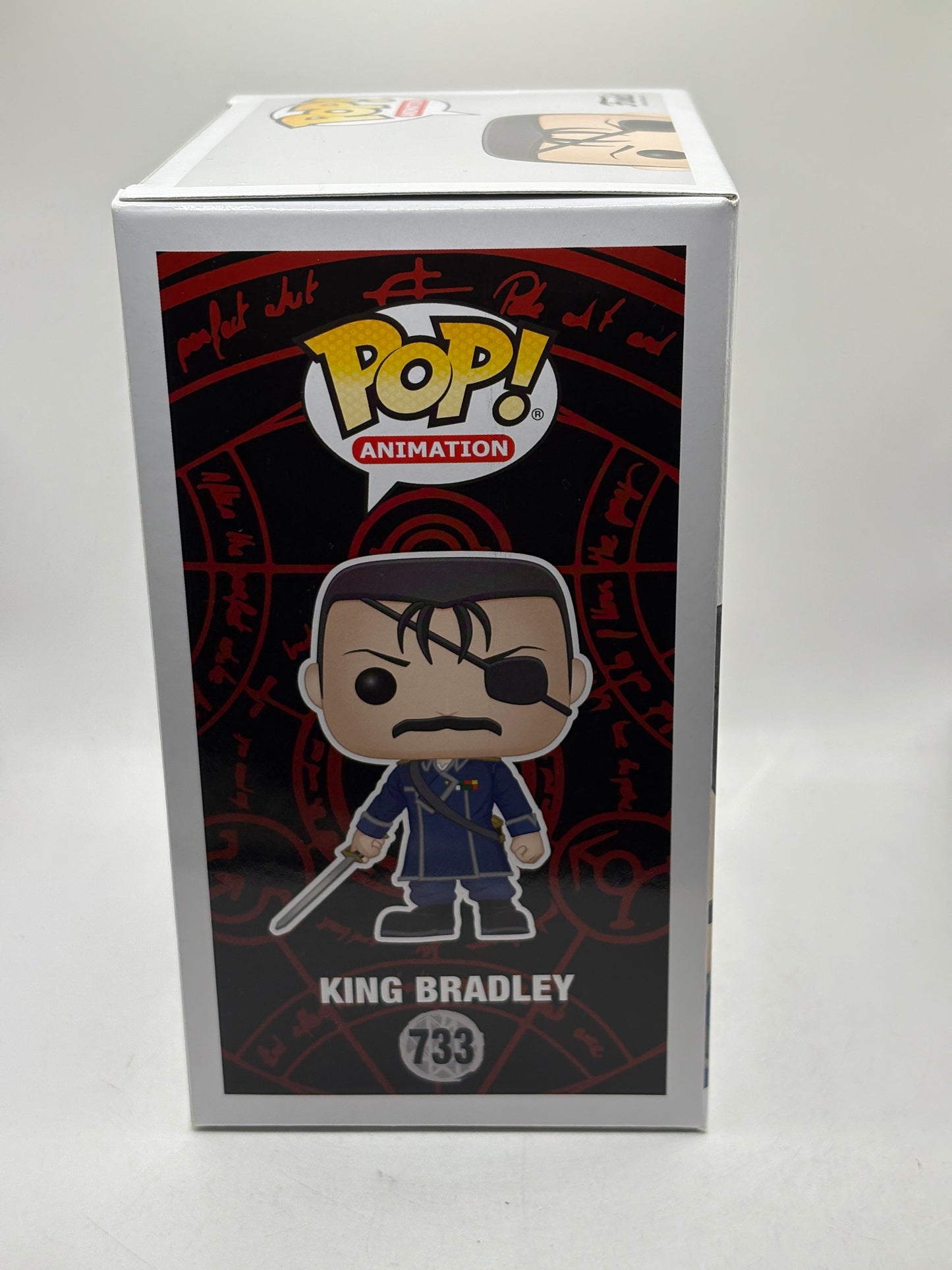 Funko POP! Animation Full Metal Alchemist #733 King Bradley Limited Chase FRENLY BRICKS - Open 7 Days
