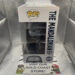 Funko Pop Star Wars The Mandalorian #479 With Beskar Staff Funko Exclusive FRENLY BRICKS - Open 7 Days