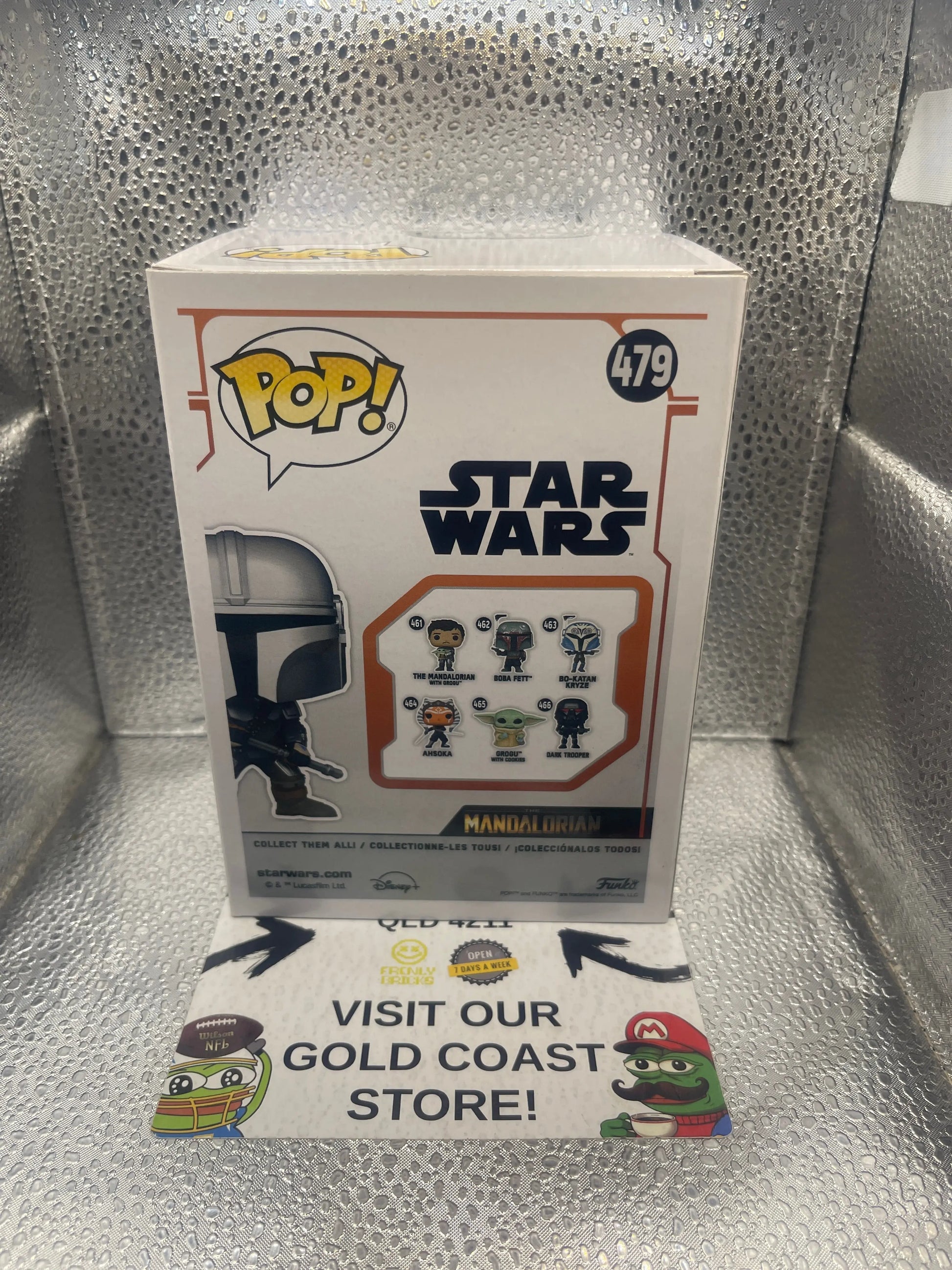 Funko Pop Star Wars The Mandalorian #479 With Beskar Staff Funko Exclusive FRENLY BRICKS - Open 7 Days
