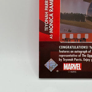 2022 Upper Deck Marvel Wandavision Autographed Film Cels - Teyonah Parris Monica FRENLY BRICKS - Open 7 Days