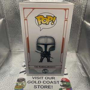 Funko Pop Star Wars The Mandalorian #479 With Beskar Staff Funko Exclusive FRENLY BRICKS - Open 7 Days