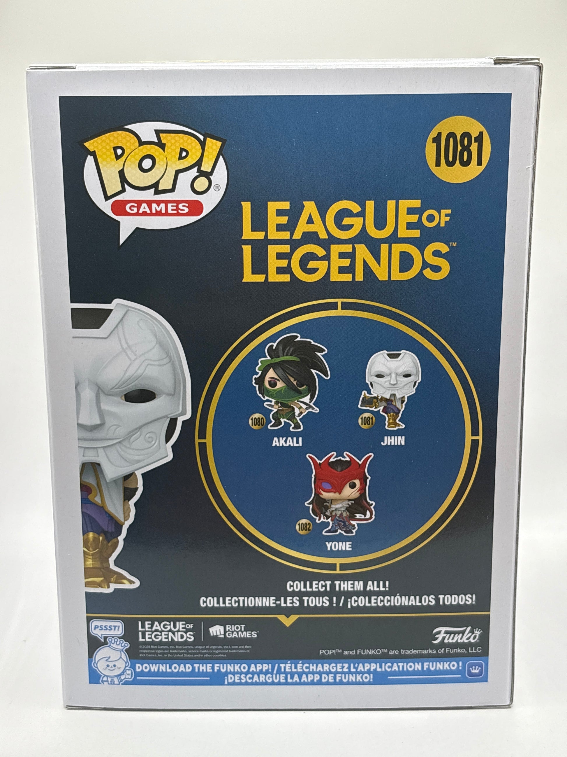 Funko POP! Games League of Legends #1081 Jhin Vinyl Figure FRENLY BRICKS - Open 7 Days