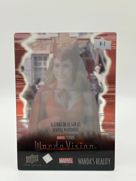 2022 Marvel Wandavision ELIZABETH OLSEN Wanda Maximoff WANDA'S REALITY Plexi P-7 FRENLY BRICKS - Open 7 Days