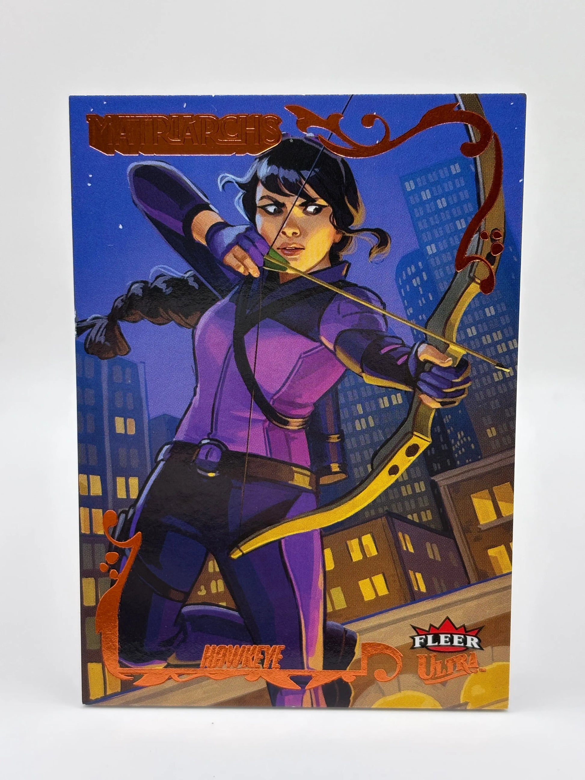 Hawkeye #29 38/52  2024 Fleer Ultra Matriarchs of Marvel Orange /52 FRENLY BRICKS - Open 7 Days