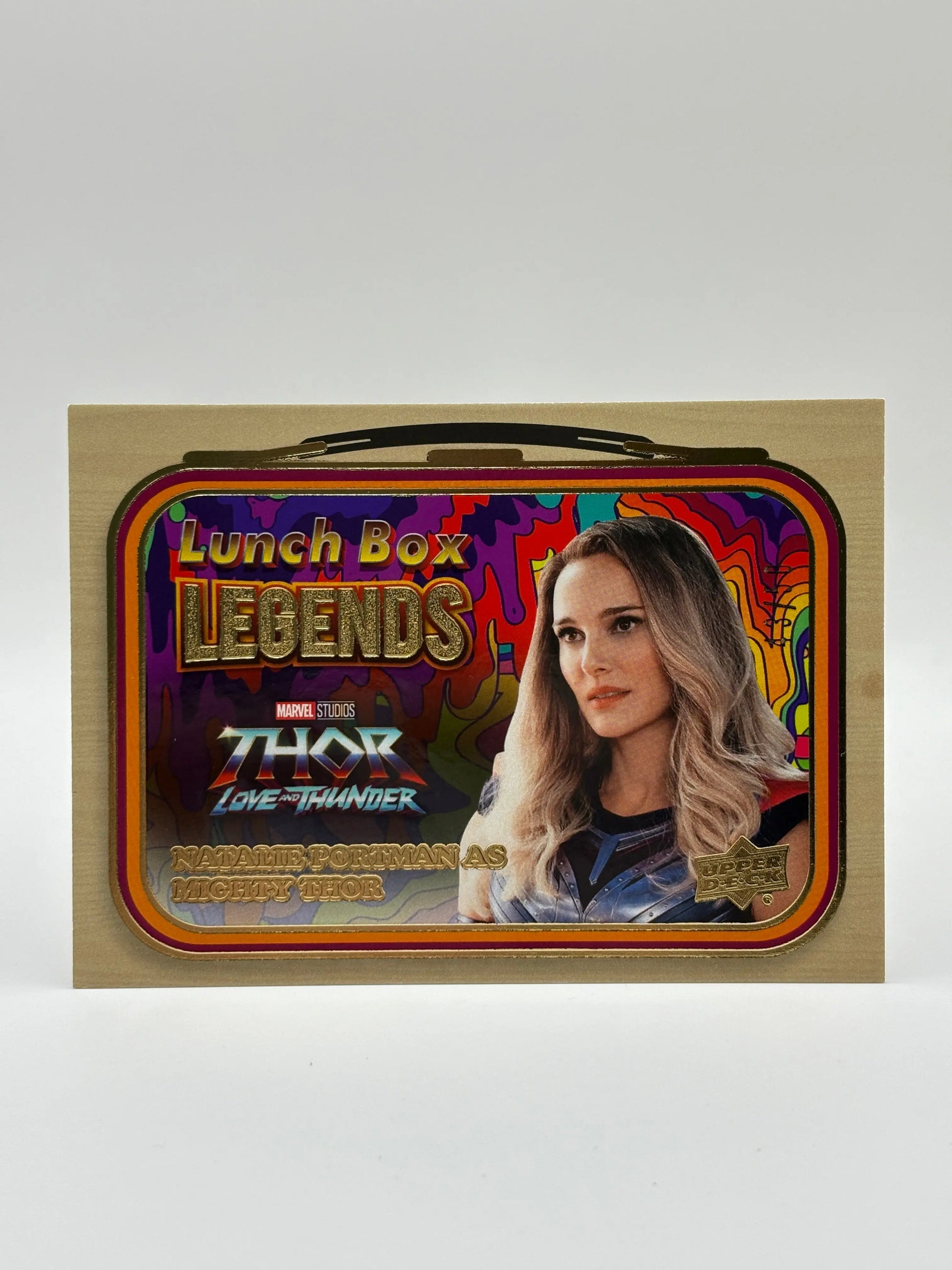 UD Marvel Studios Series 2 Lunch Box NATALIE PORTMAN as MIGHTY THOR GOLD #/50 FRENLY BRICKS - Open 7 Days