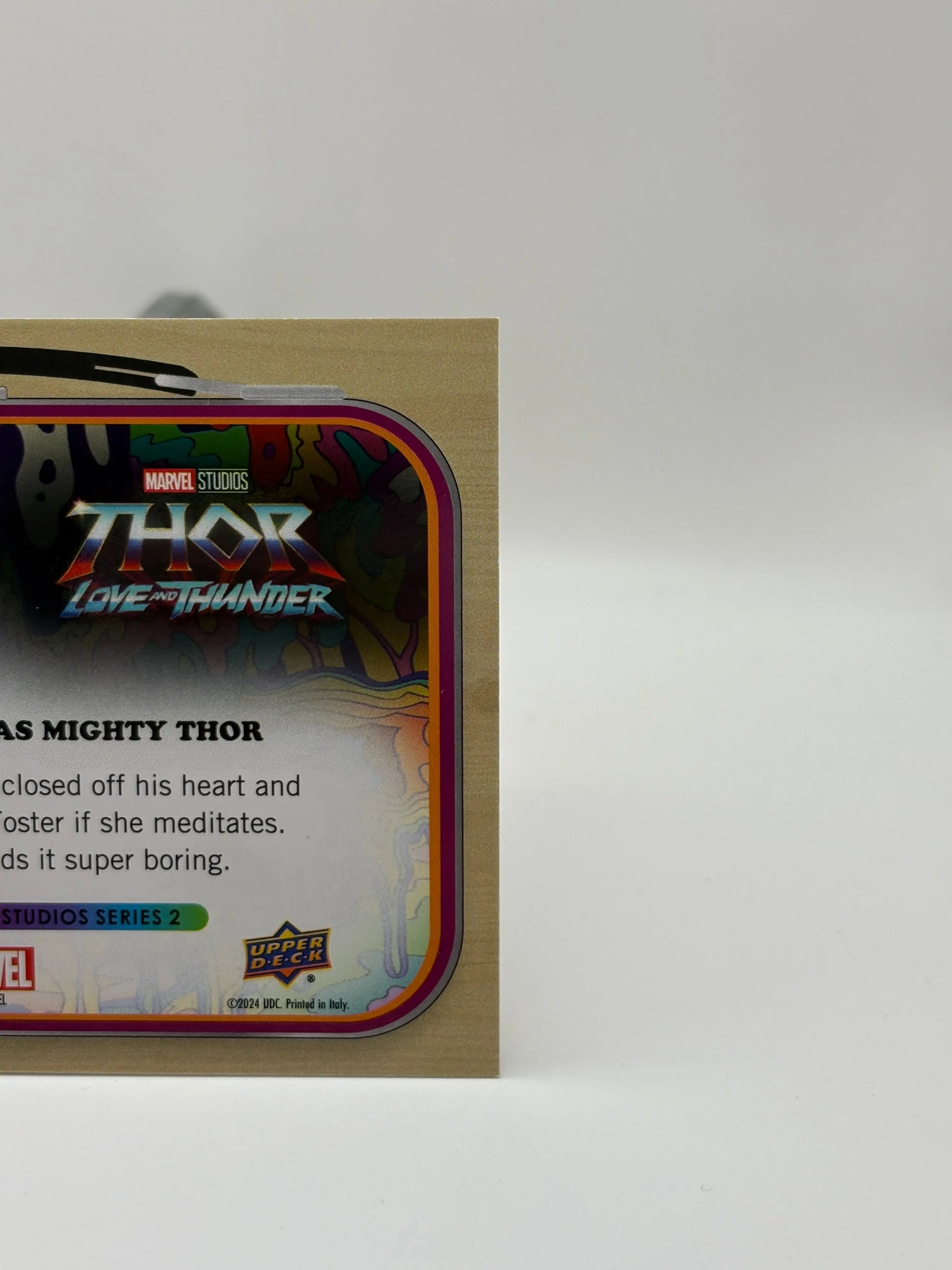 UD Marvel Studios Series 2 Lunch Box NATALIE PORTMAN as MIGHTY THOR GOLD #/50 FRENLY BRICKS - Open 7 Days