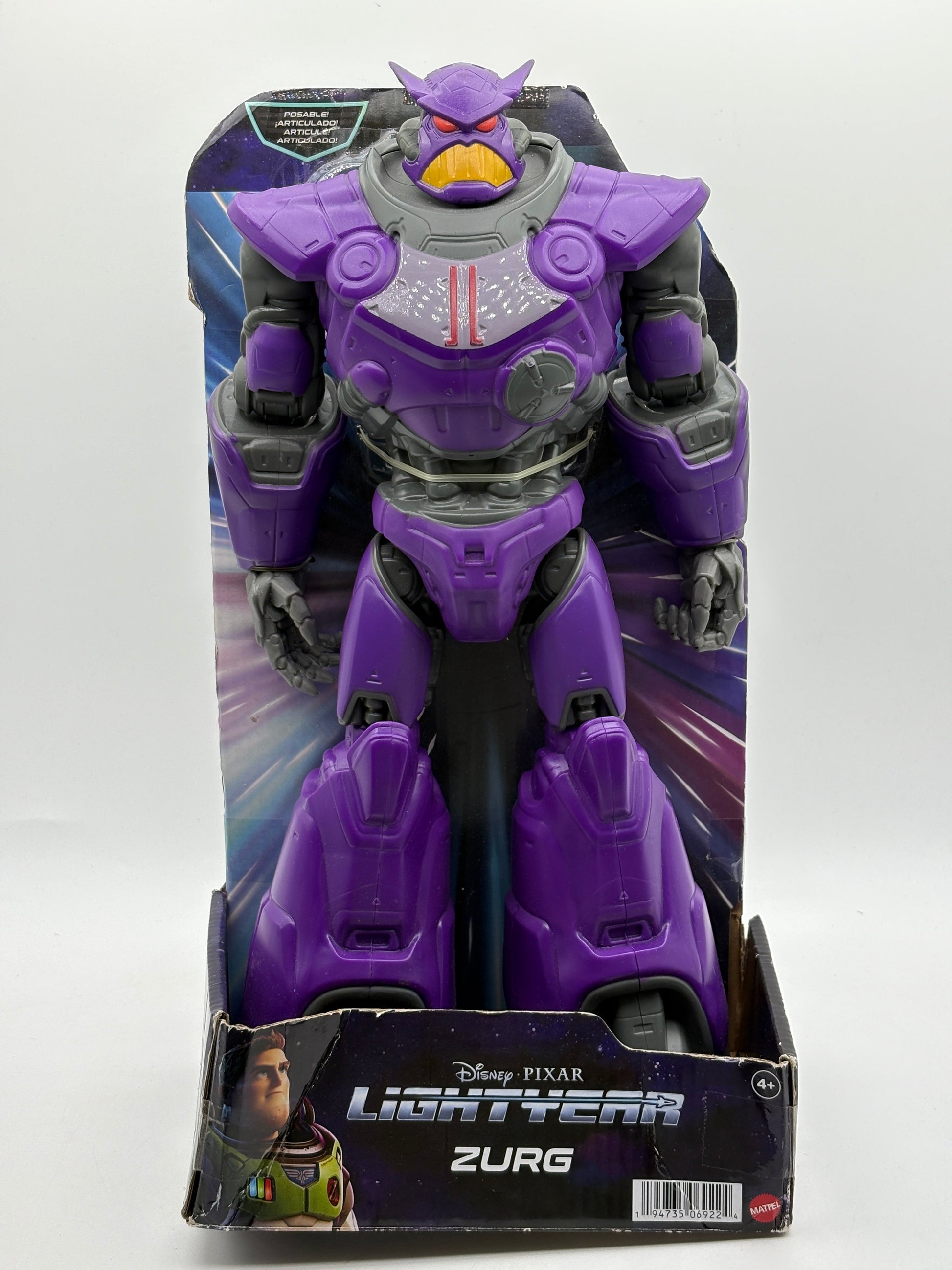 Disney Pixar Lightyear Large Scale Zurg 11" Action Figure 11 Joints FRENLY BRICKS - Open 7 Days