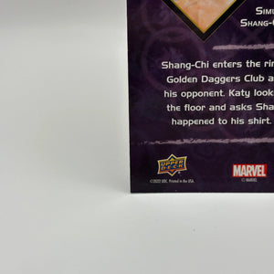 2023 Marvel Shang-Chi and The Legend of Ten Rings  2/10 Simu Liu as Shang-Chi FRENLY BRICKS - Open 7 Days
