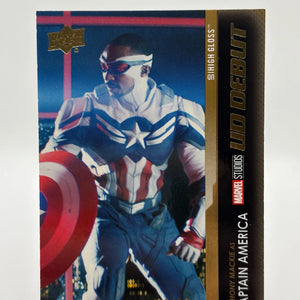 2024 UD Marvel Studios Series 1 Anthony Mackie as Captain America /10 FRENLY BRICKS - Open 7 Days