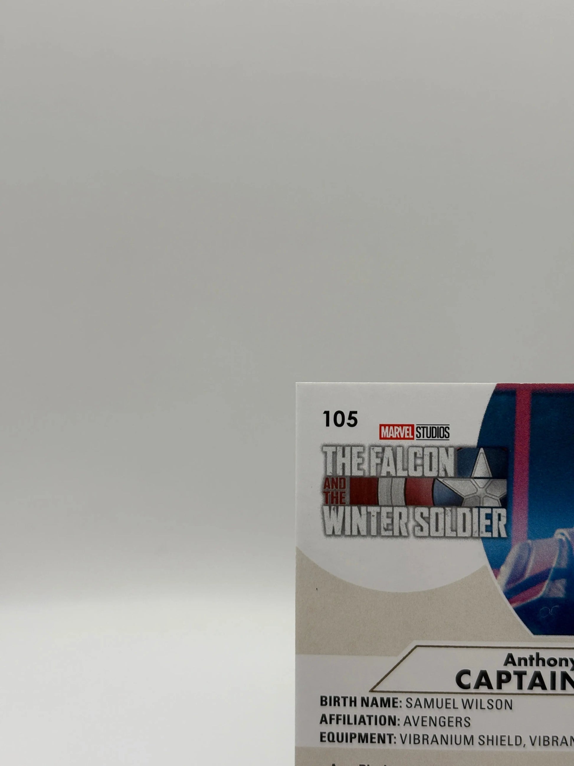 2024 UD Marvel Studios Series 1 Anthony Mackie as Captain America /10 FRENLY BRICKS - Open 7 Days