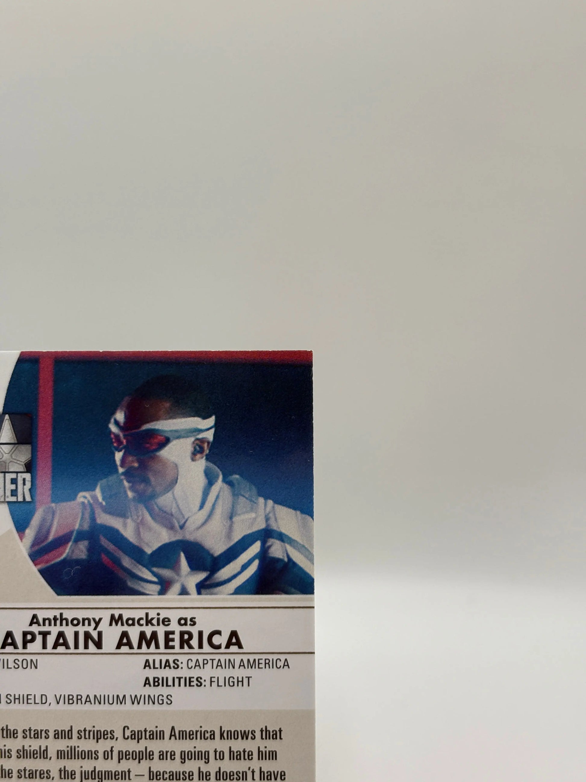 2024 UD Marvel Studios Series 1 Anthony Mackie as Captain America /10 FRENLY BRICKS - Open 7 Days