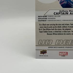 2024 UD Marvel Studios Series 1 Anthony Mackie as Captain America /10 FRENLY BRICKS - Open 7 Days