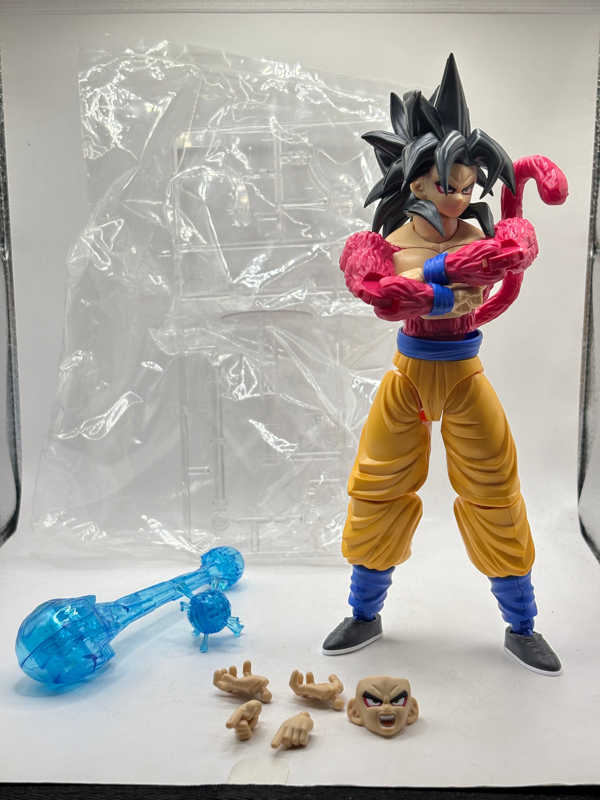 Bandai Figure-Rise Standard Dragon Ball GT SS4 Goku Model Kit Loose FRENLY BRICKS - Open 7 Days