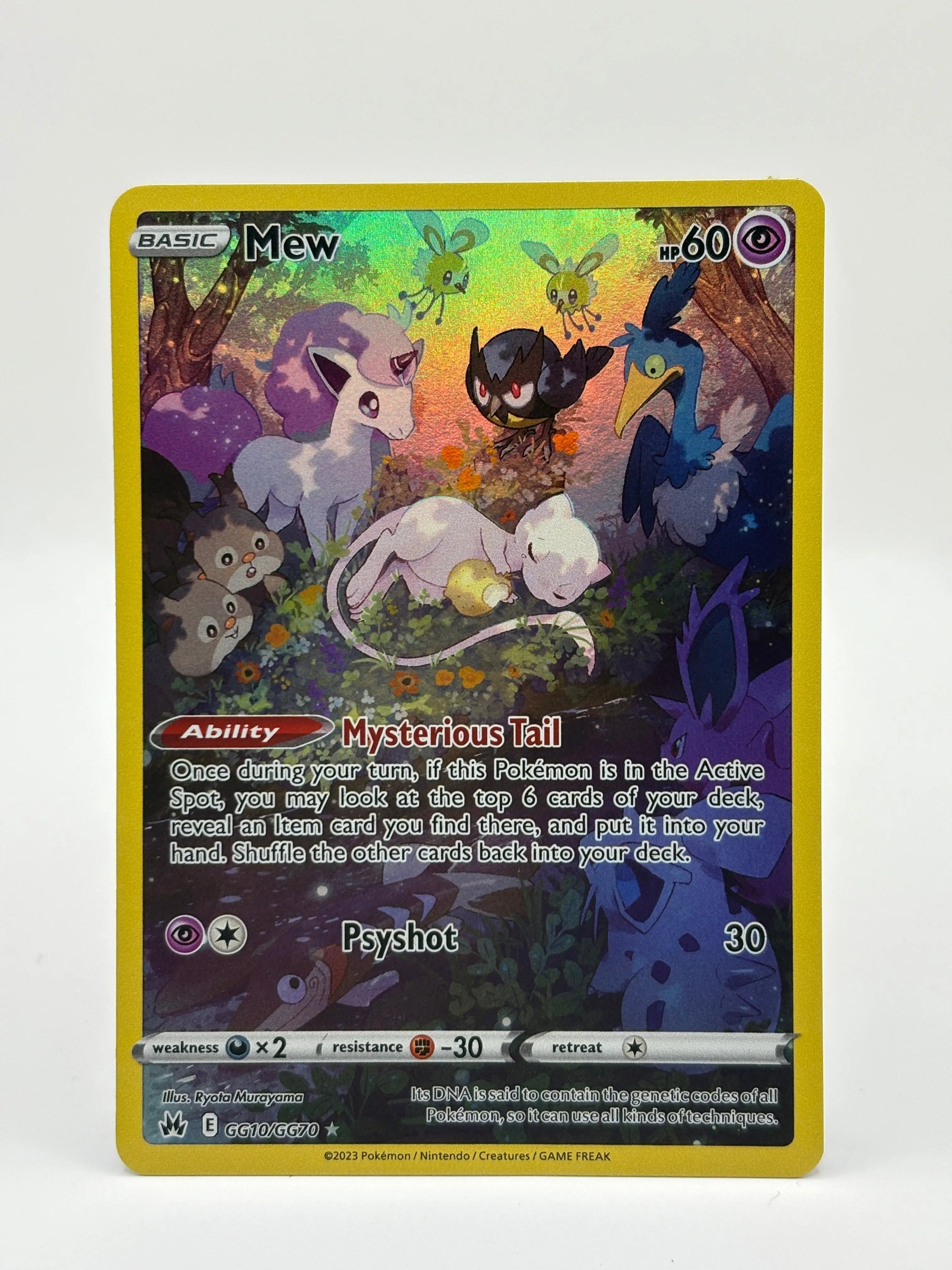 Mew GG10/GG70 Crown Zenith: Galarian Gallery Holo NM FRENLY BRICKS - Open 7 Days