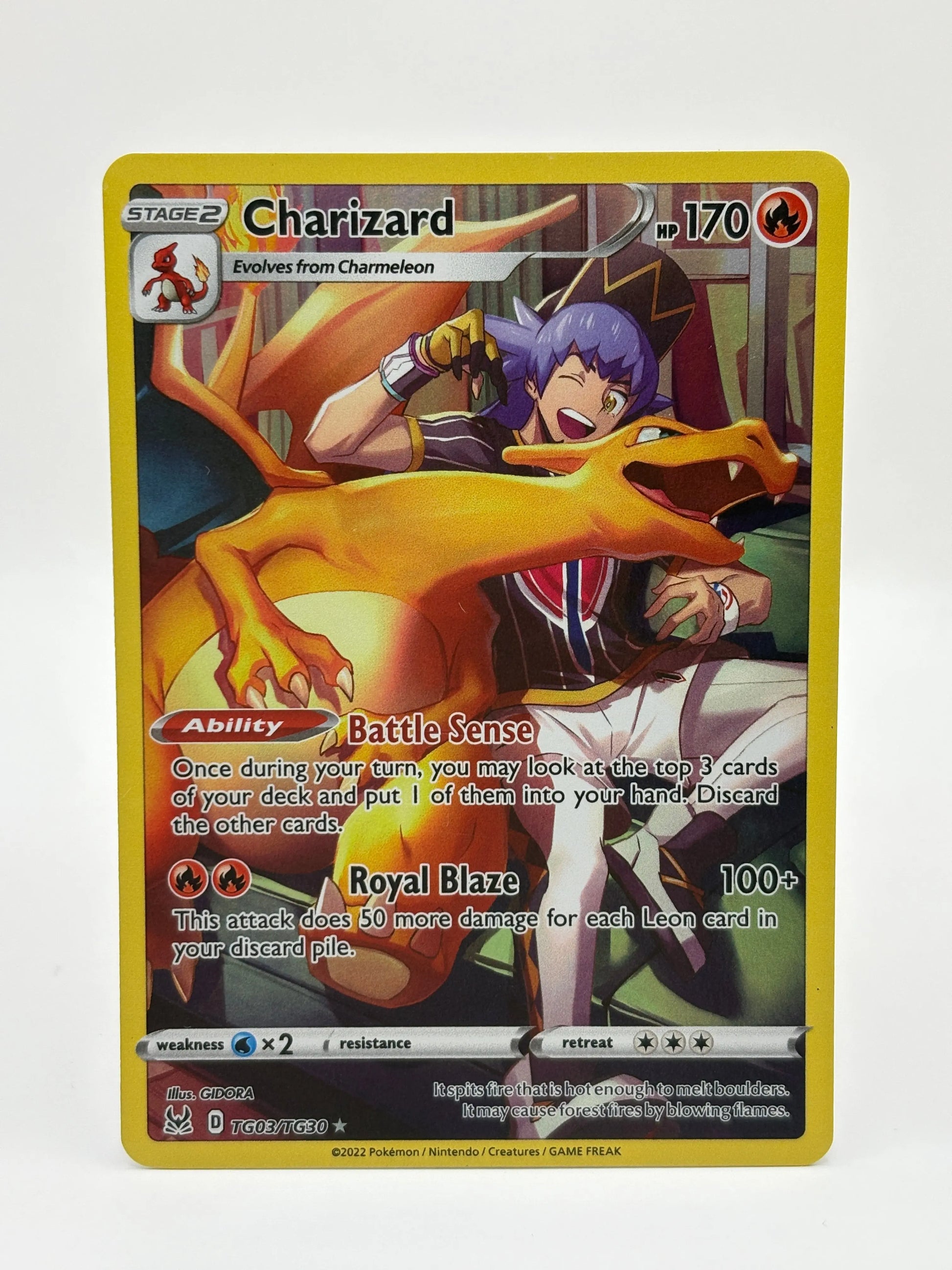 Charizard TG03/TG30 Swsh11: Lost Origin Trainer Gallery Holo LP FRENLY BRICKS - Open 7 Days