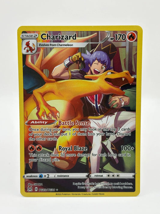 Charizard TG03/TG30 Swsh11: Lost Origin Trainer Gallery Holo LP FRENLY BRICKS - Open 7 Days