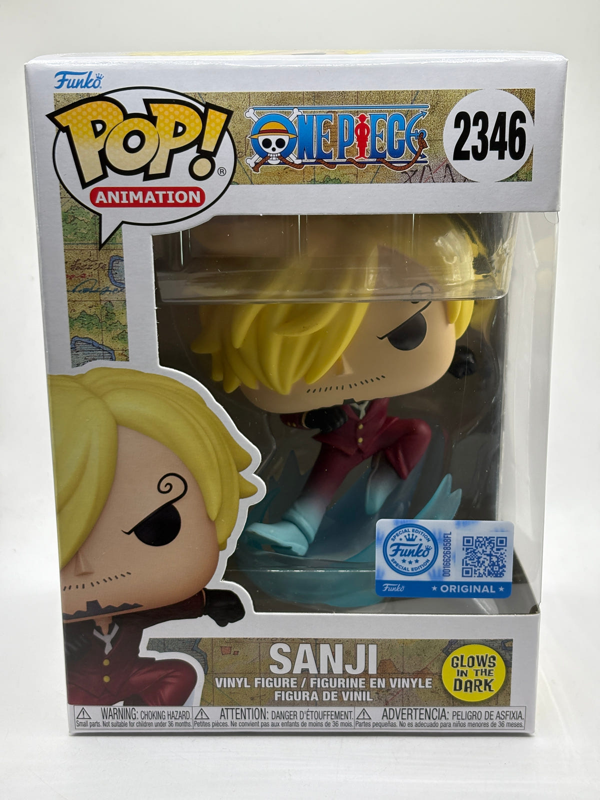 Funko POP! Animation One Piece #2346 Sanji Glow Vinyl image 1